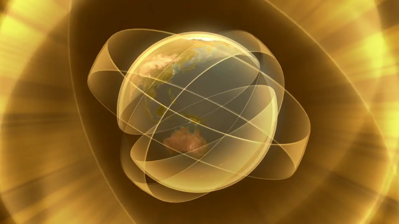 Revolving Earth & Golden Rings