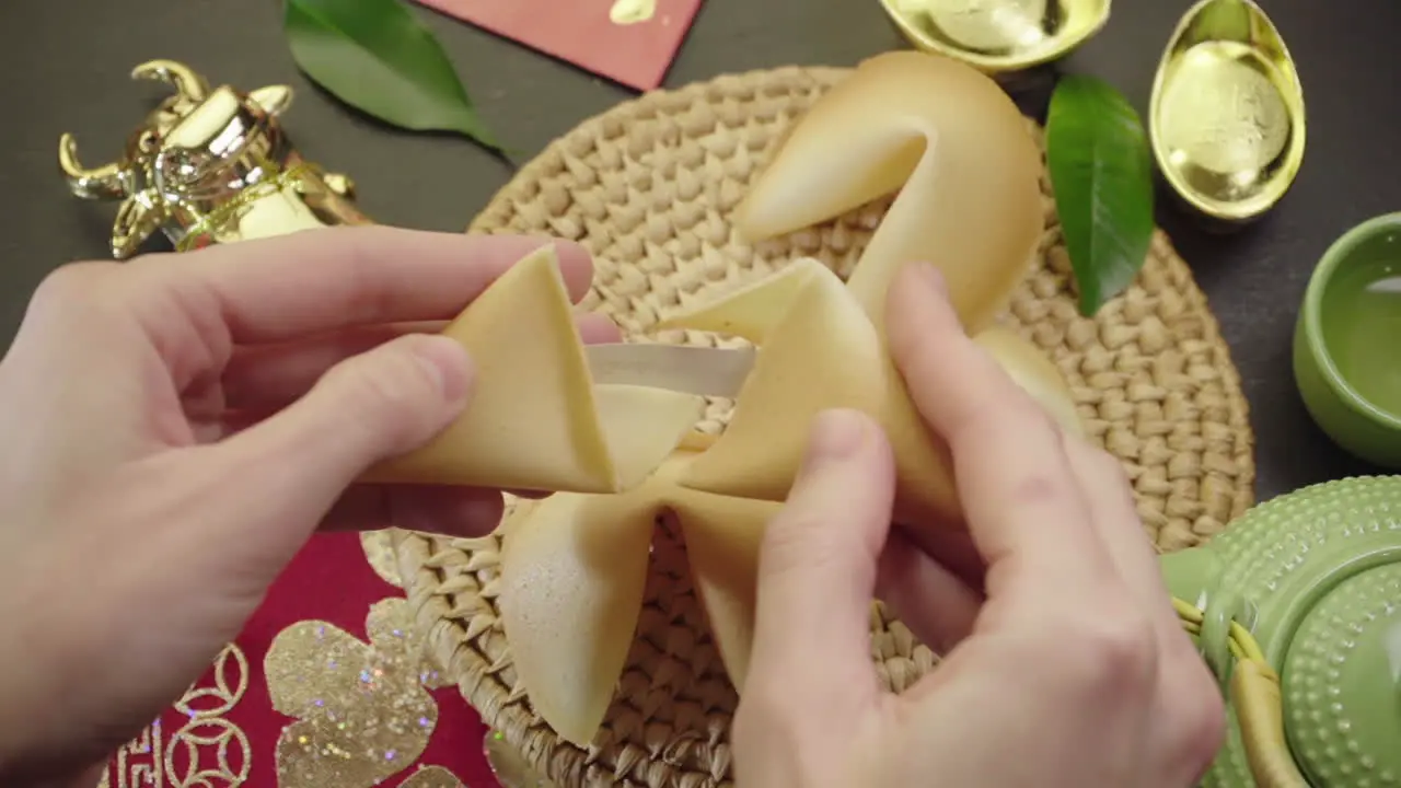 Opening Fortune Cookies