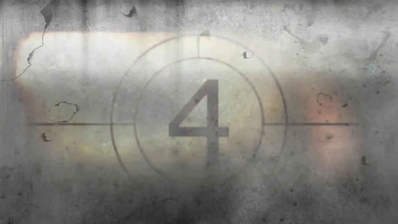 Countdown against grey background 4k