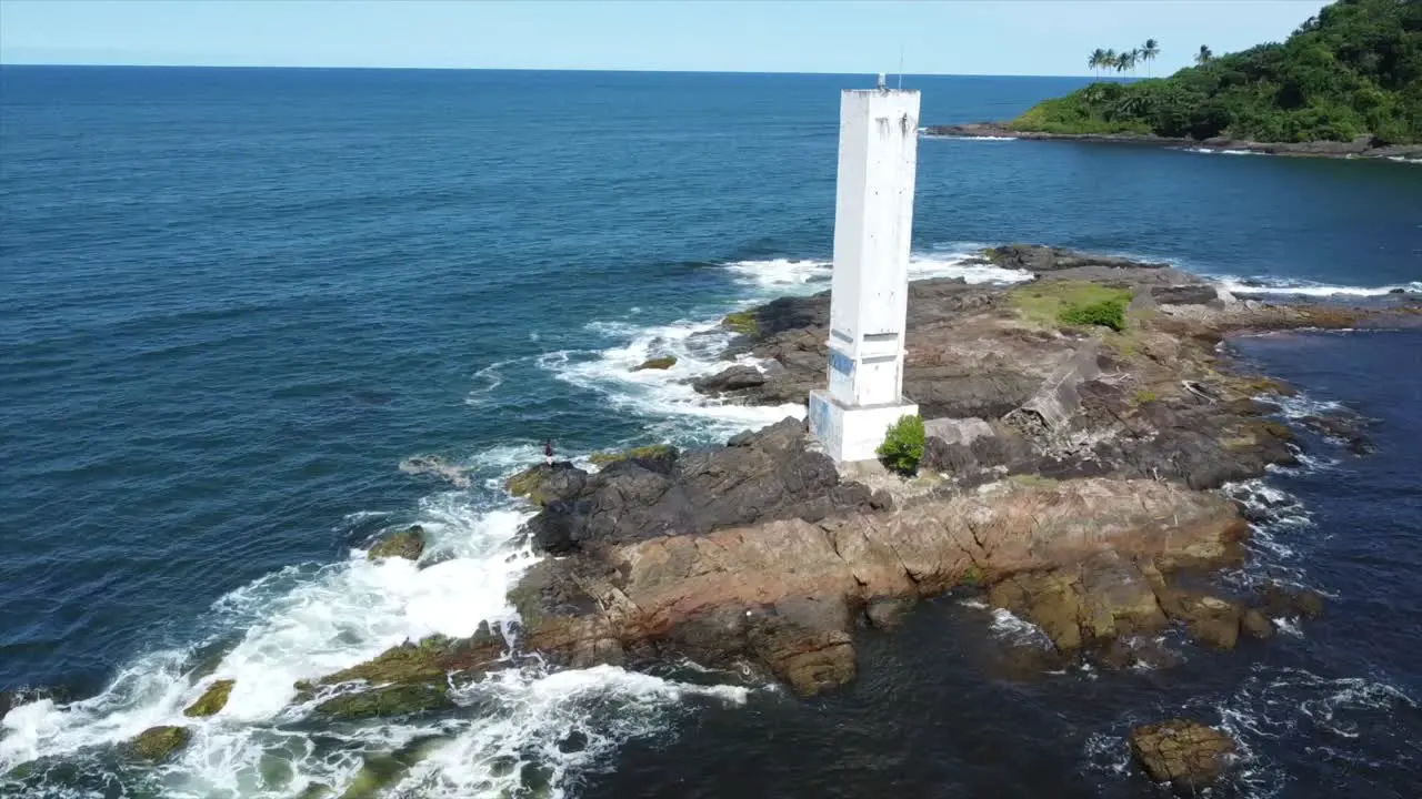 Itacare Brazil by Drone 4k Brazilian Atlantic Ocean from the sky-14