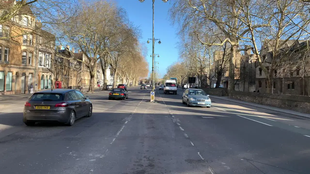 Being a relatively small university city Oxford still has a bit of traffic in St Giles St which runs straight to downtown Oxford