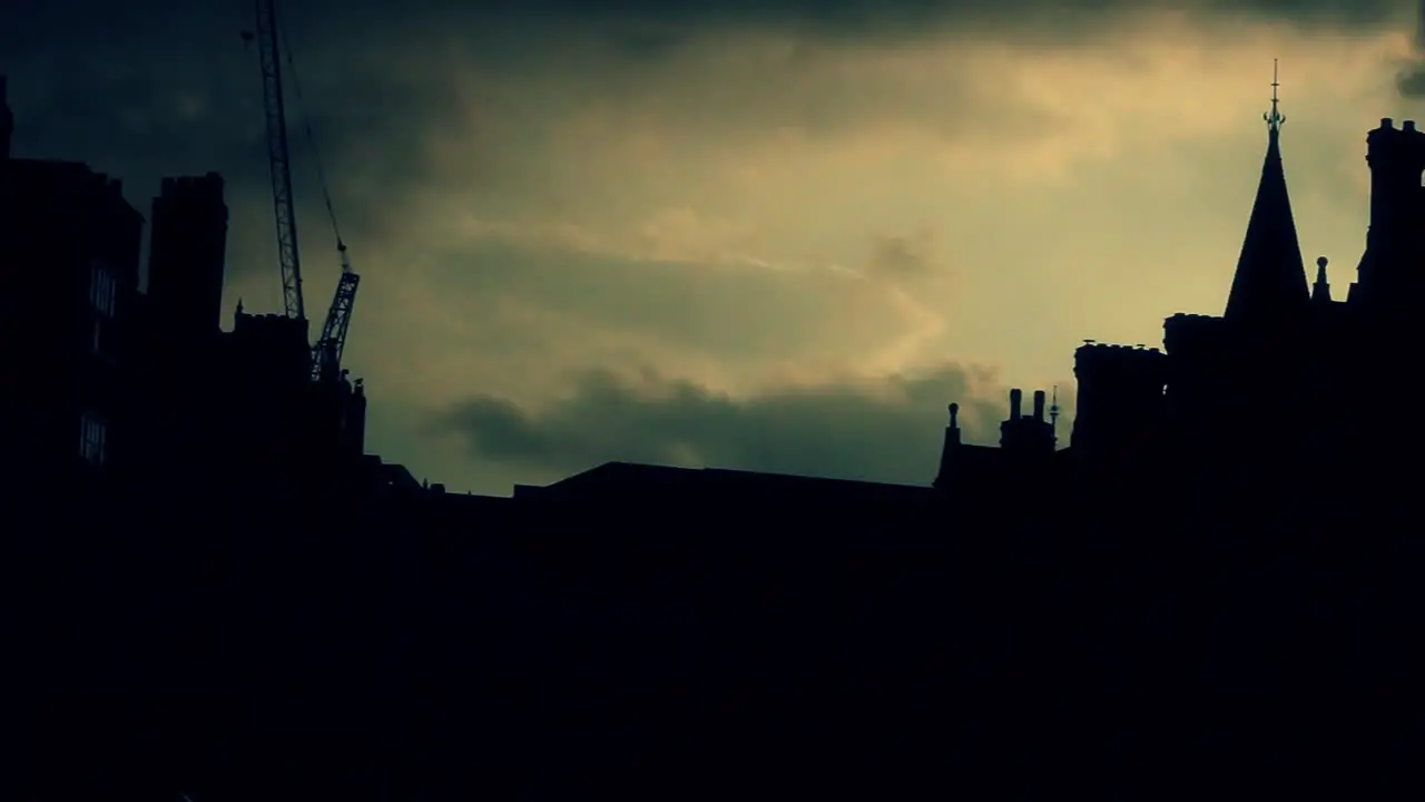 Building Silhouettes and Clouds