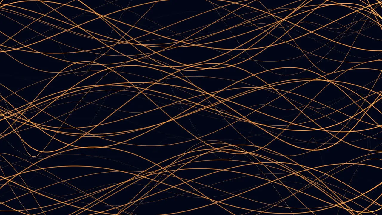 Abstract wavy line pattern on black background