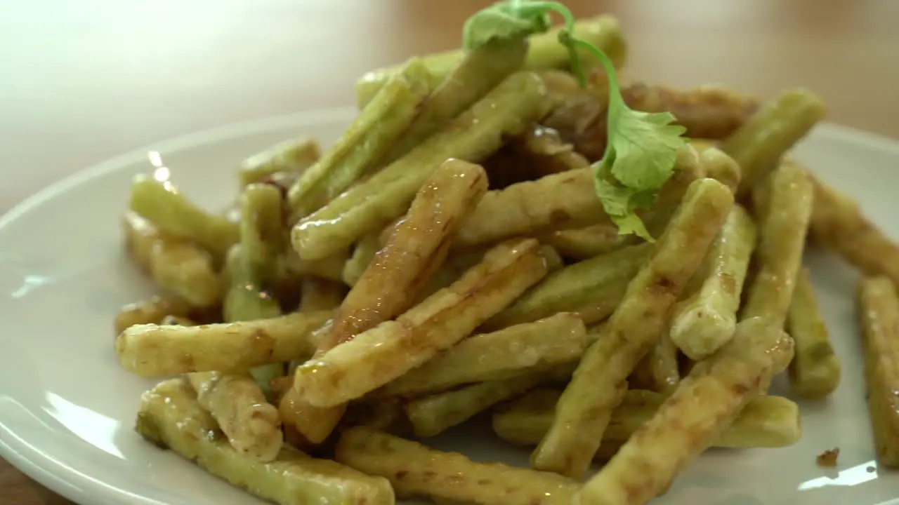 Eggplant French Fries with Sauce