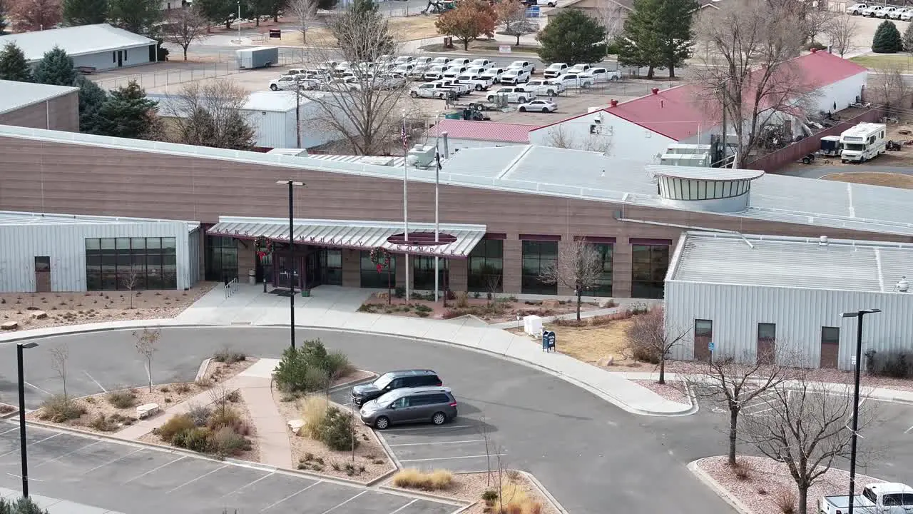 Evans Colorado in Weld County city and police administrative buildings