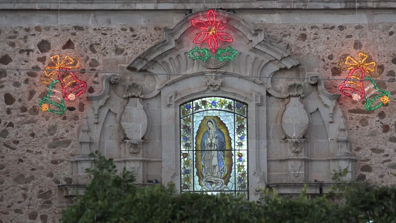 Mexico Arandas Virgin Of Guadalupe On Church