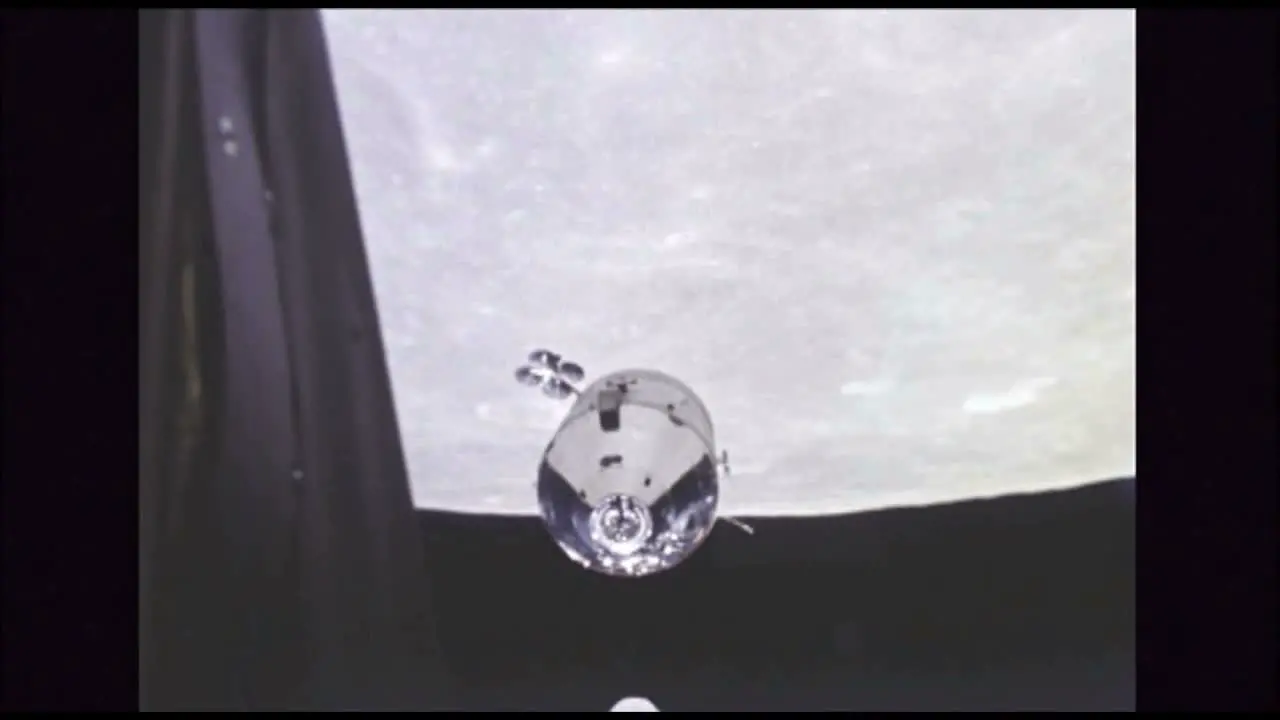 Command and Service Module Orbiting the Moon 2