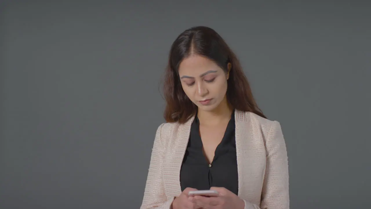 Mid Shot of Woman Annoyed on Phone