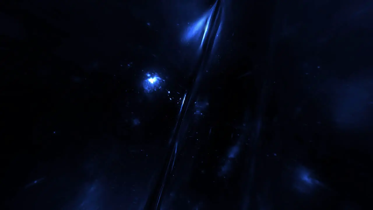 Dark blue cosmos space background Seamless Loop