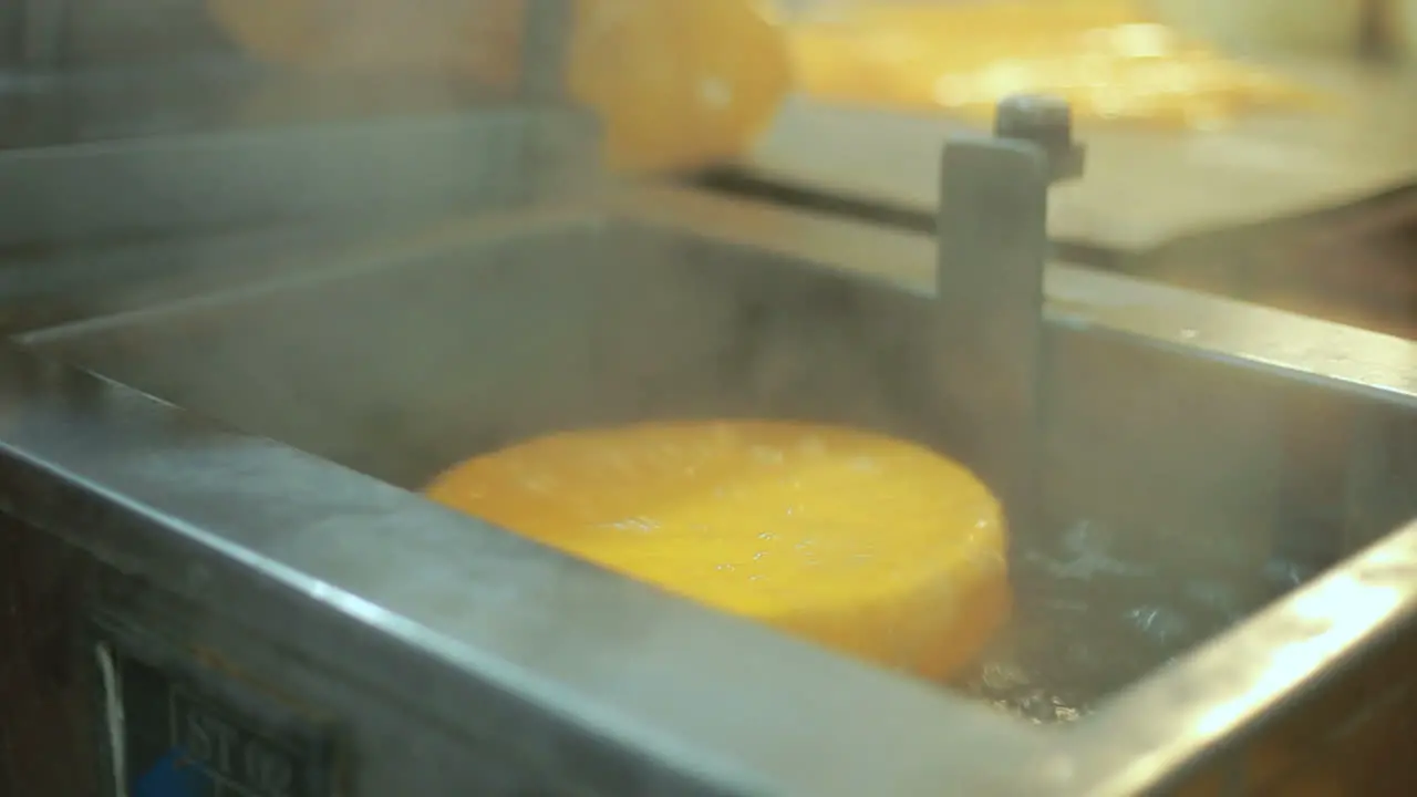 Cheese packaging process Production food Cheese factory manufacturing process