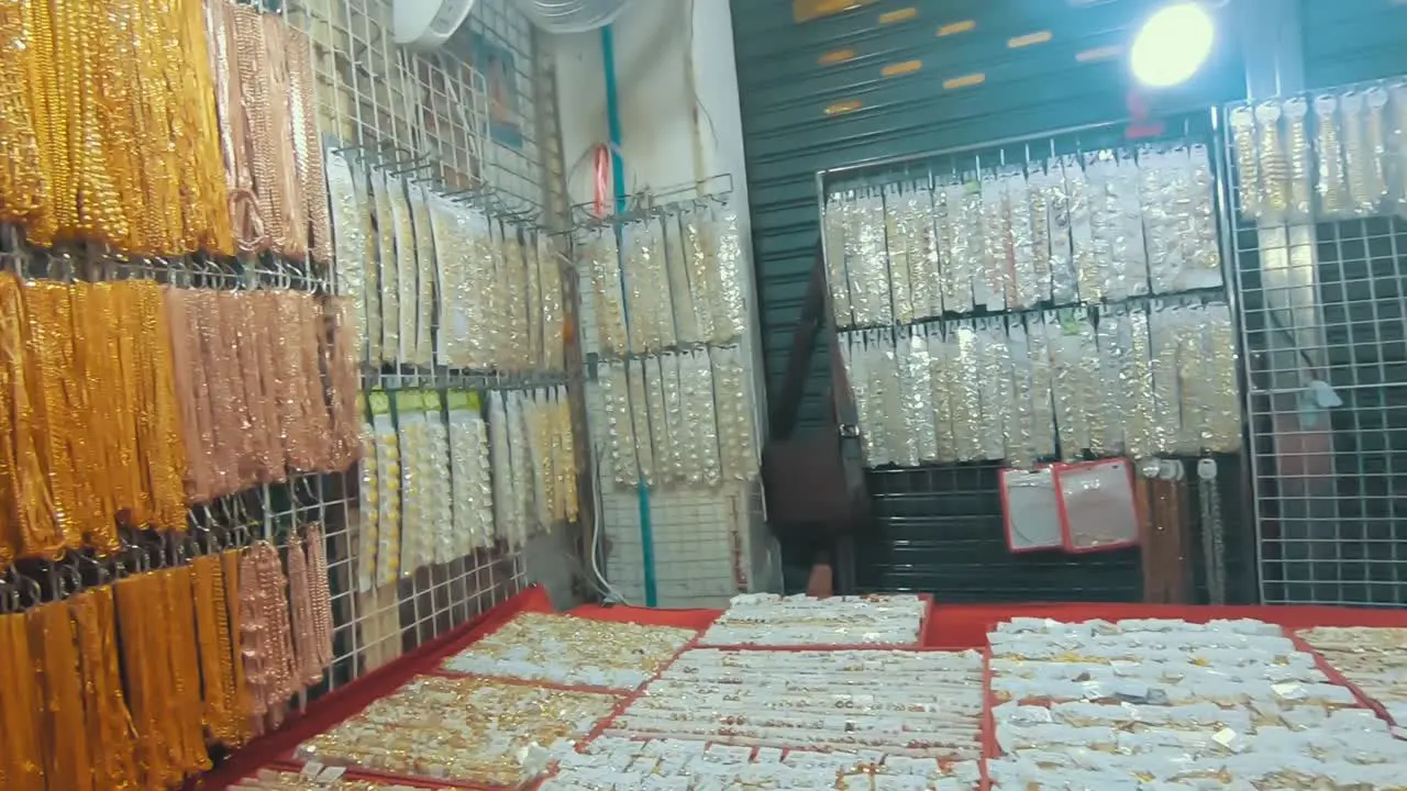 People are setting up there marketplace at local market in Bangkok