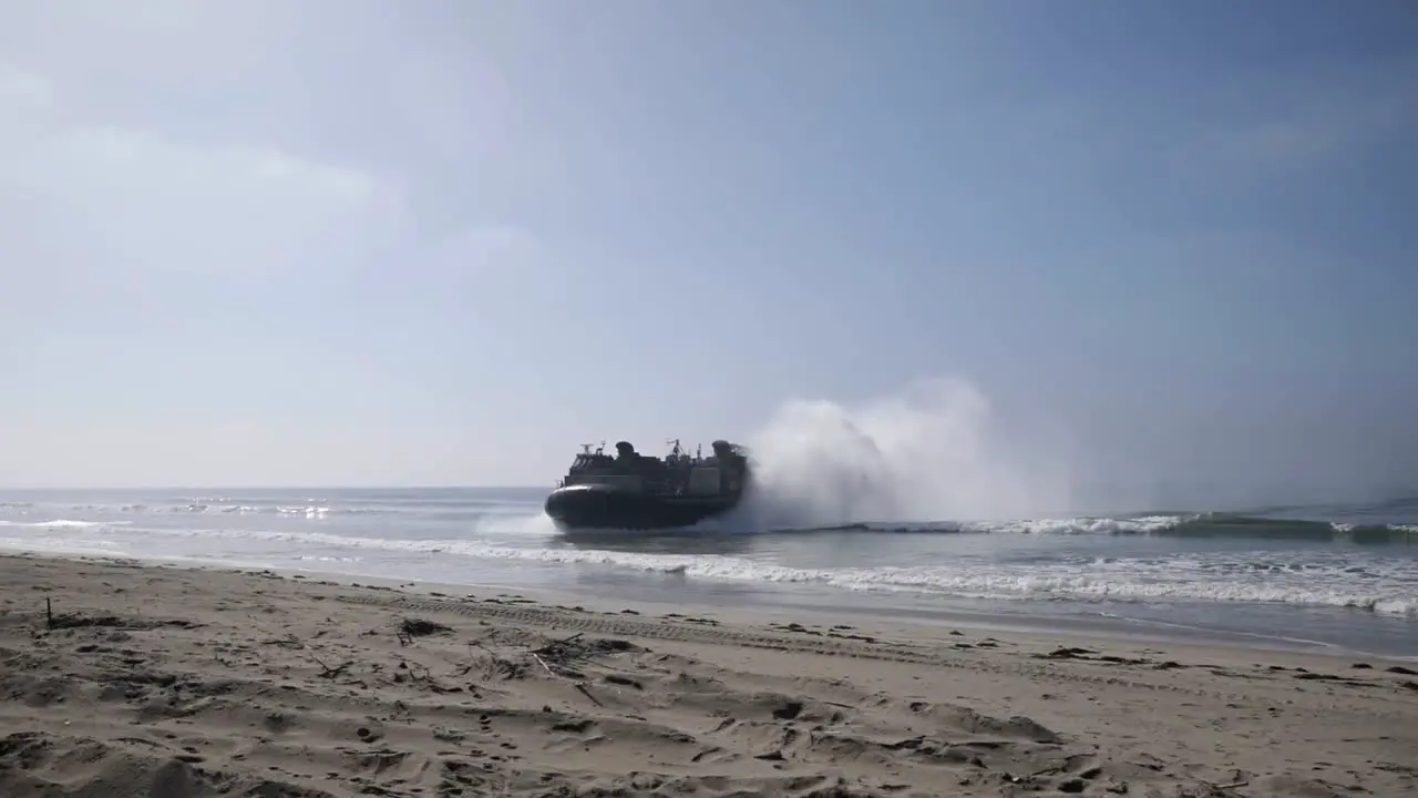 Us Marines 1St Combat Engineer Battalion Amphibious Landing Exercise On A Beach At Camp Pendleton Ca