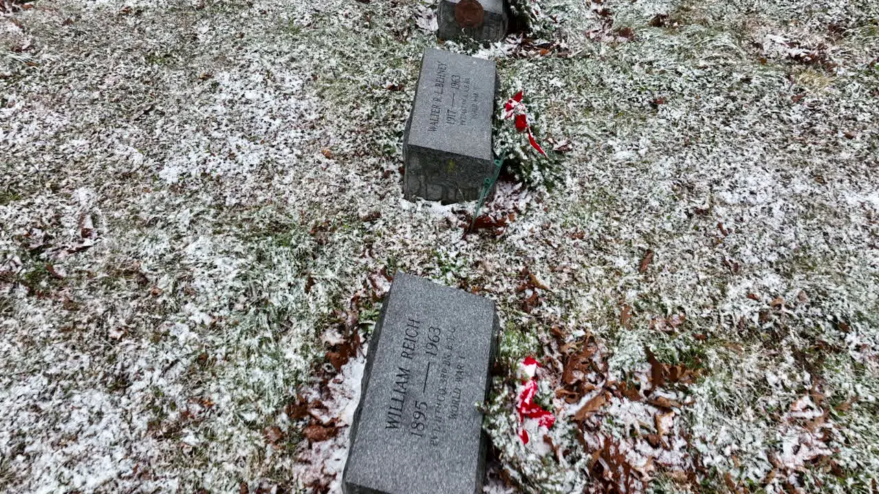 Cemetery gravestone for national hero