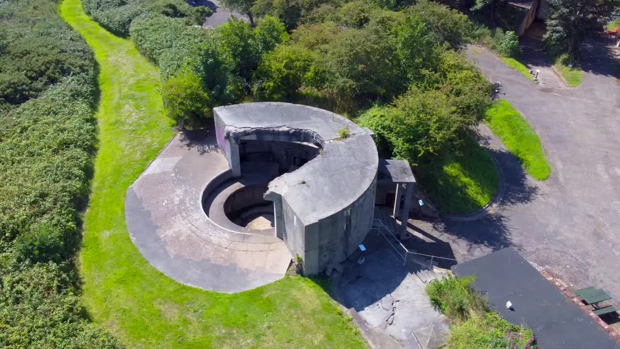 Ancient Gun Emplacement At The Beacon Hill Battery In Harwich Essex England