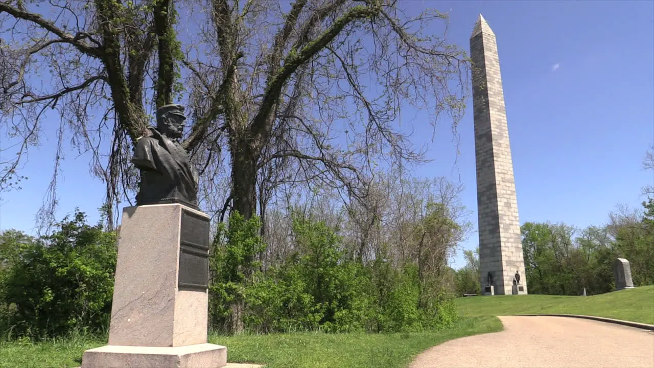 Mississippi Vicksburg Battlefield Statue And Monument