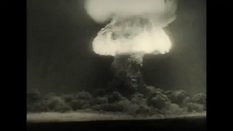 Archive Clip of Totsk Soviet Atomic Bomb Test 01