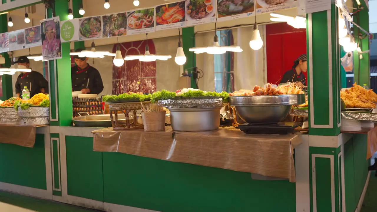 Thailand Bangkok Street Market deep fried place Skewers