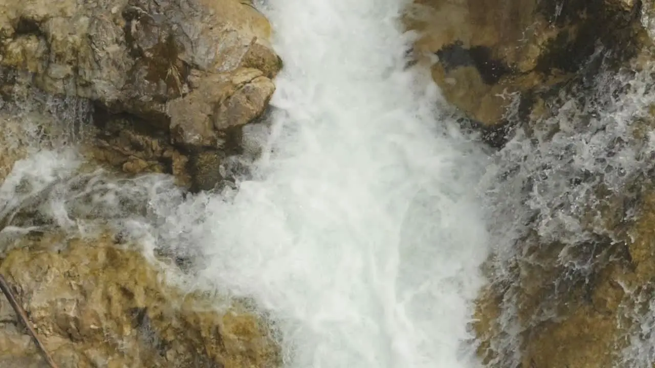 Floating Waterfall in Austria Scharnitz