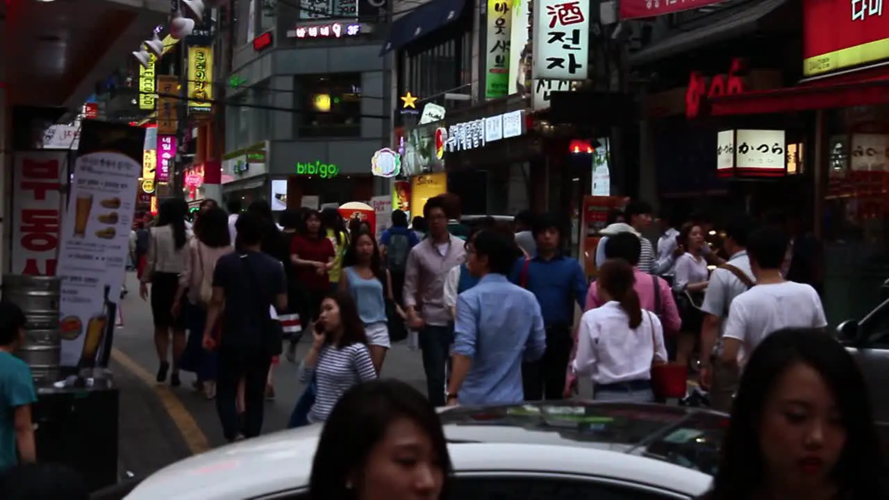 Pedestrians in Gangnam