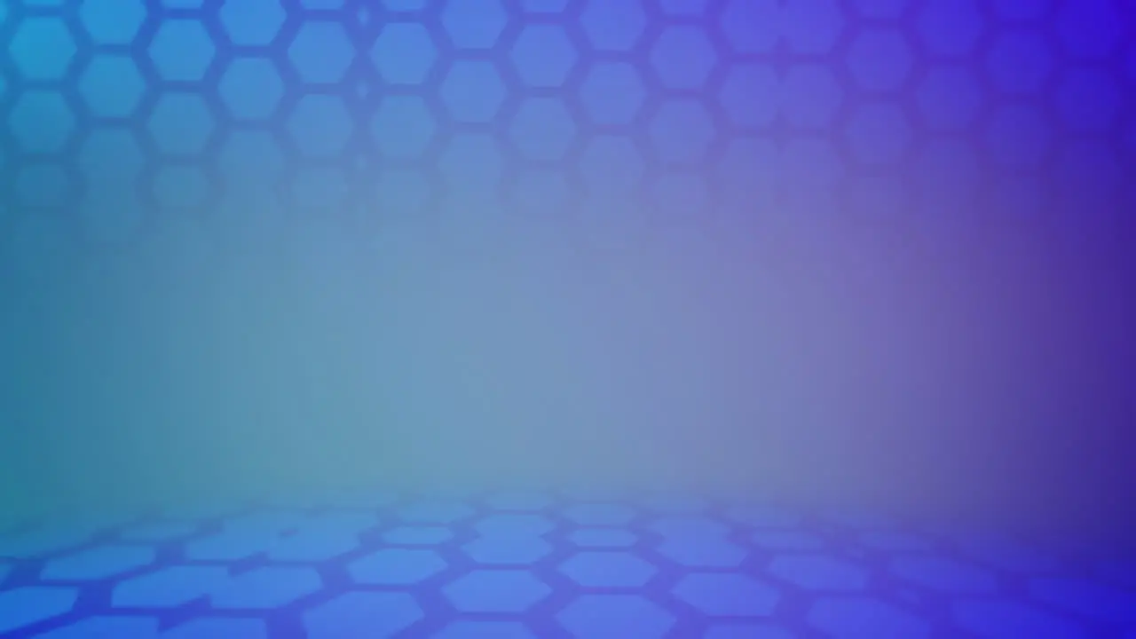 Abstract hexagonal grid pattern in blue and purple