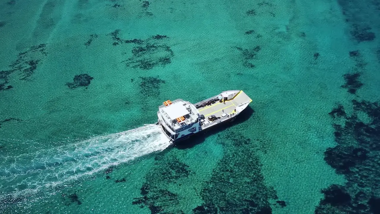  Small boat connects Paros and Antiparos