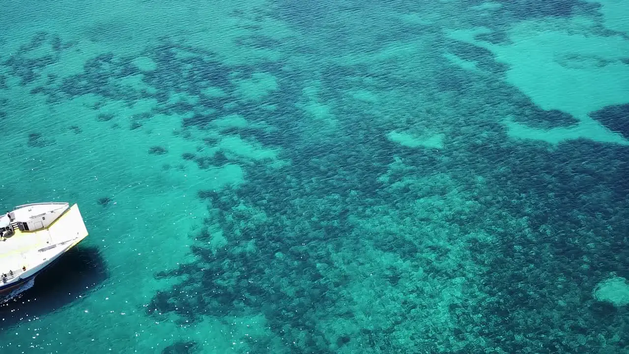 Small boat connects Paros and Antiparos