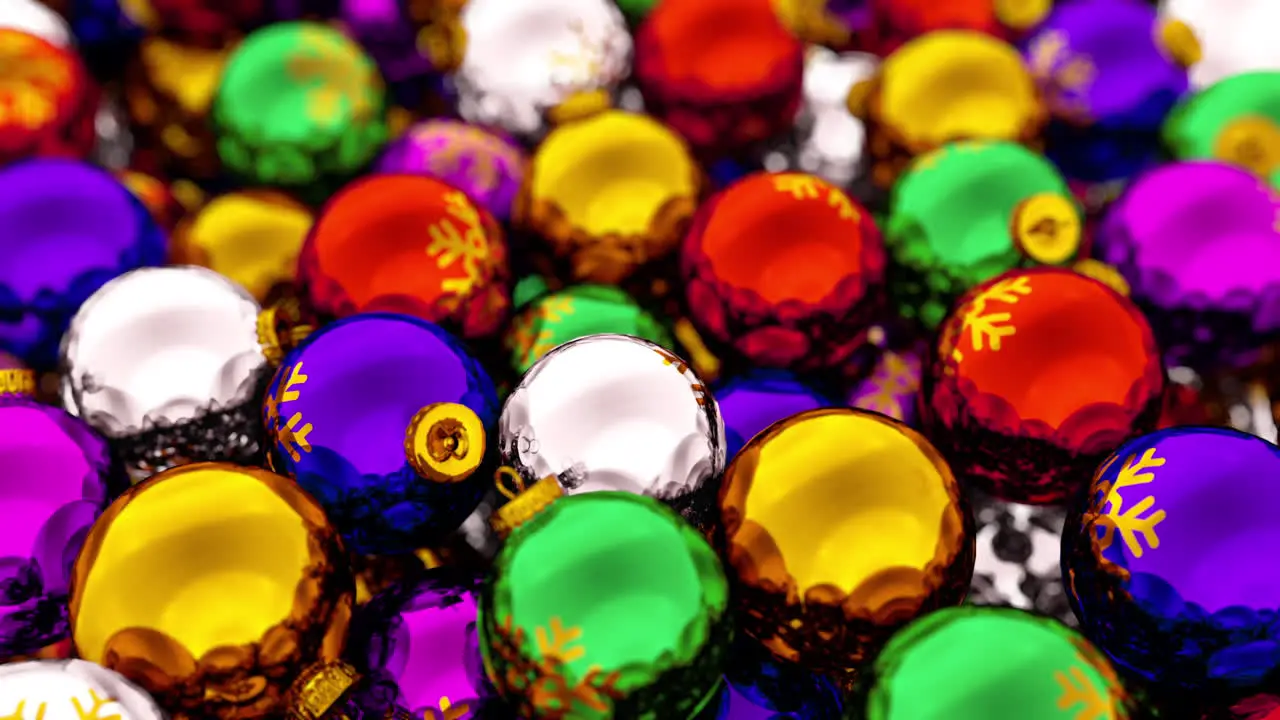 Colorful Christmas BackgroundColorful christmas background with colorful christmas ball for decorate your christmas projects Also good background for scene and titles logos4k uhd resolution