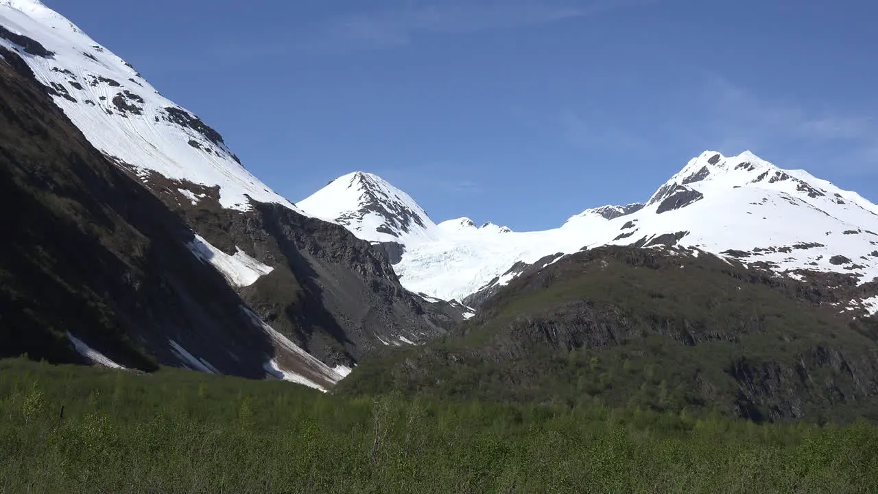 Alaska Zooms On Hanging Glacier