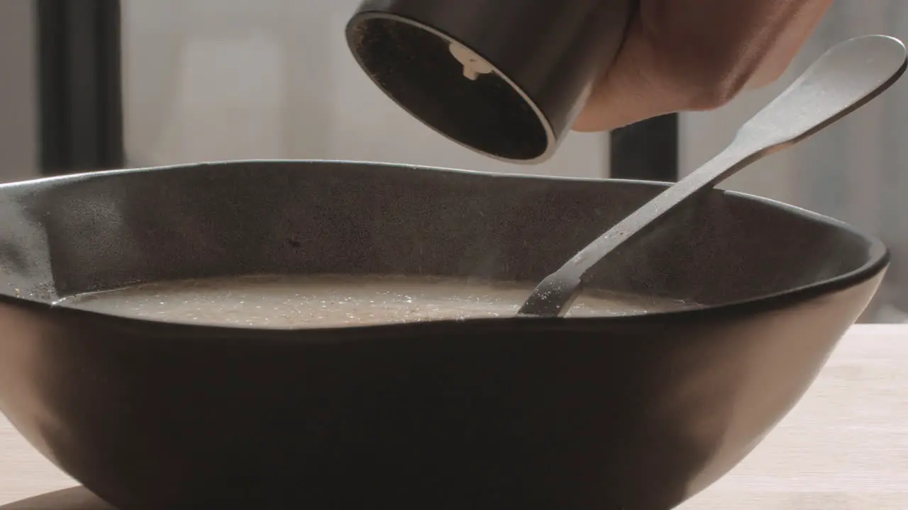 Seasoning the dish