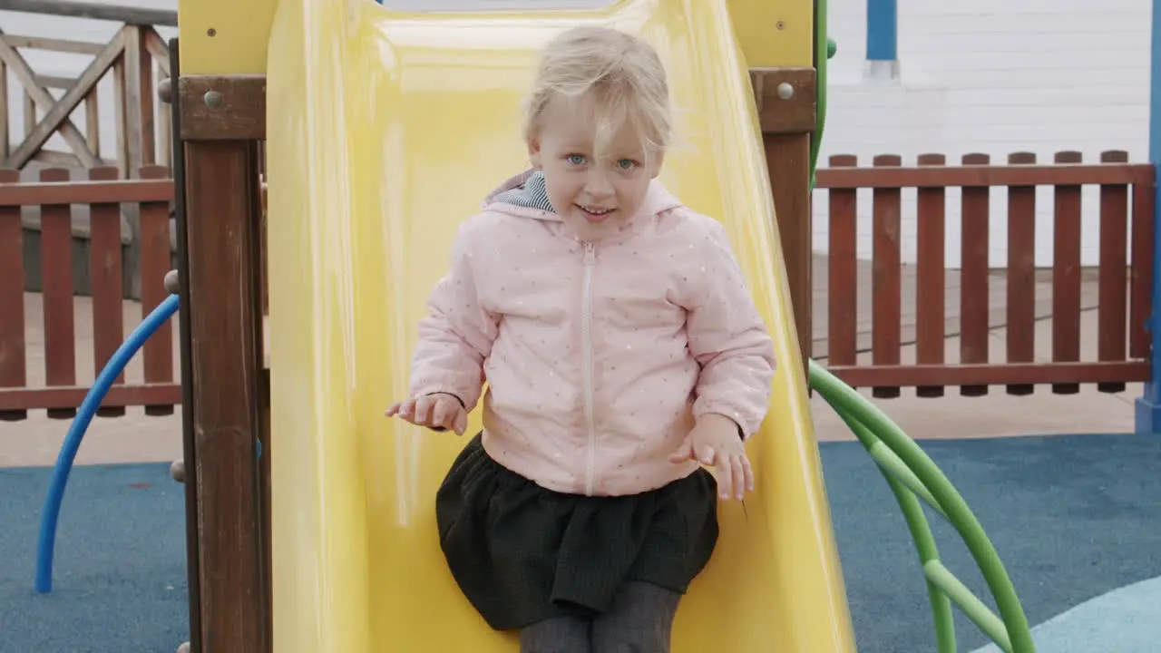 Activities and fun on outdoor playground