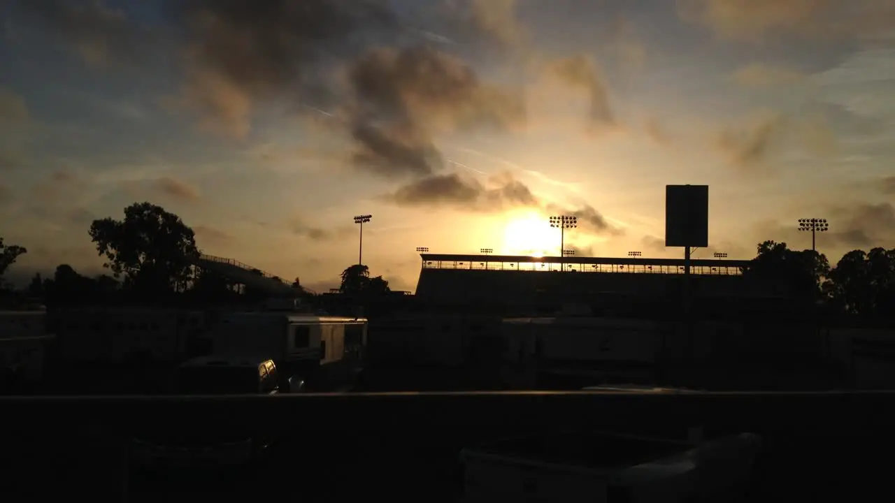 Sunset Clouds in Salinas CA at the rodeo grounds