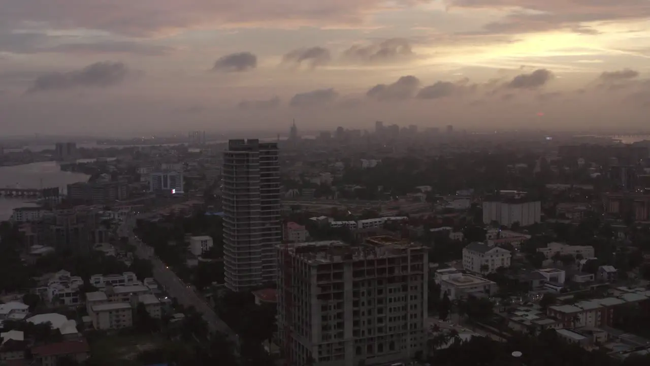 Lagos Sunset Drone 09