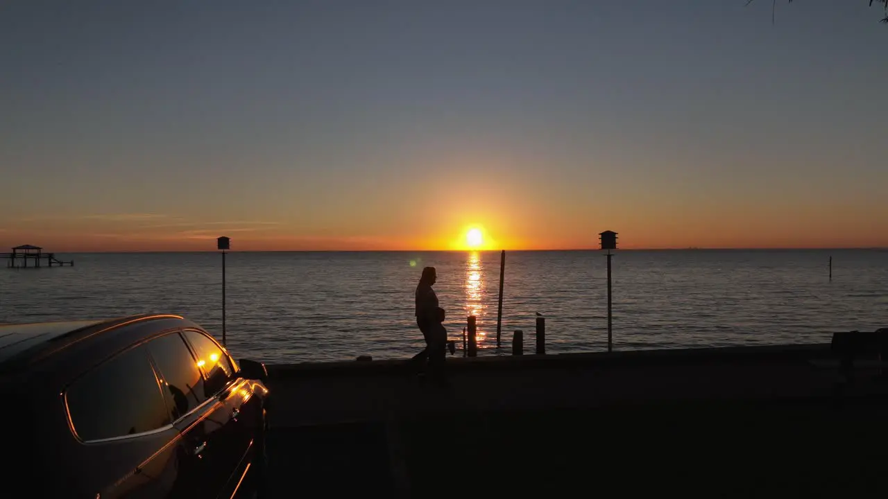 Sunsetting near Fairhope Alabama near Mobile Bay