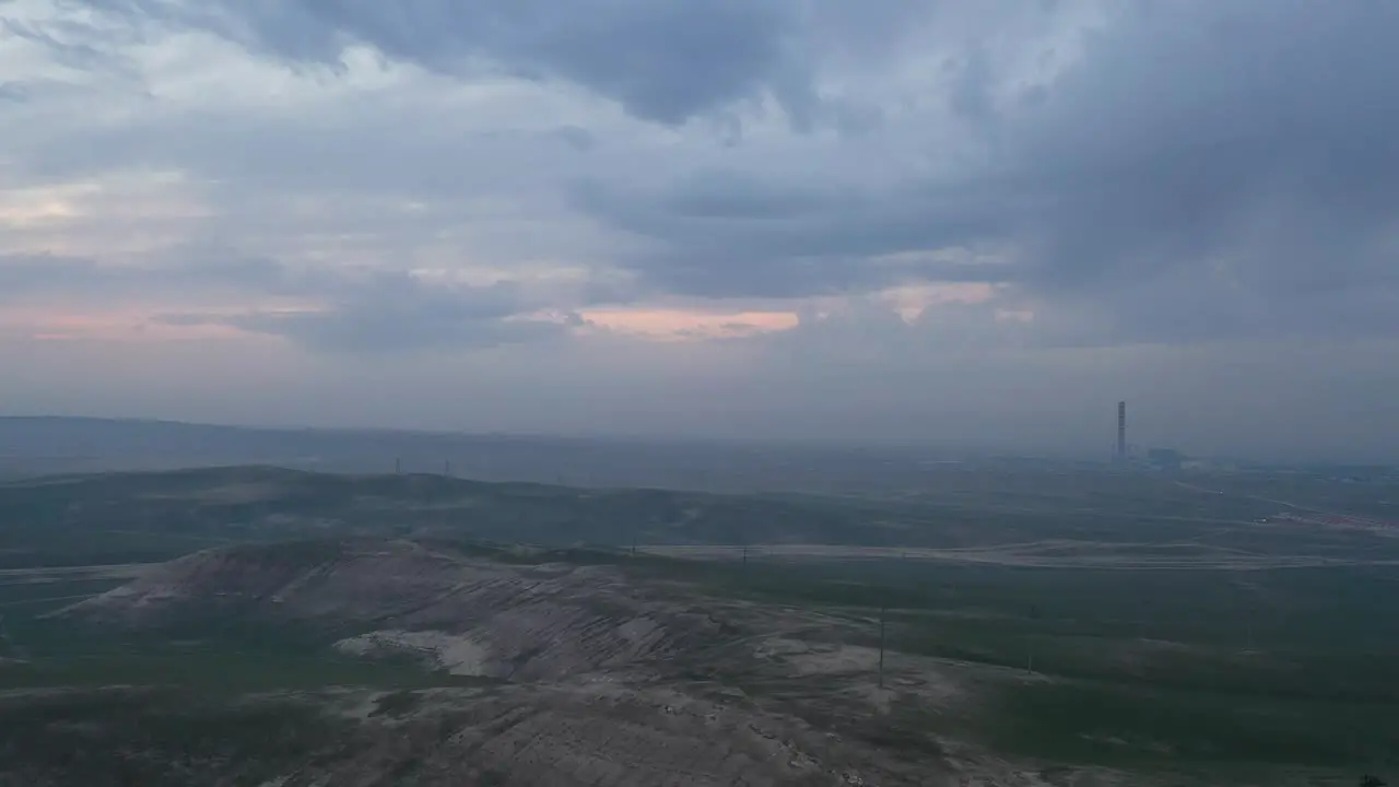 Beautiful scene of mountains in central asia