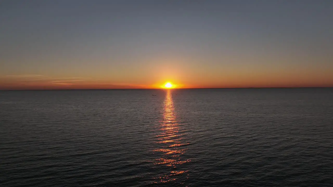 Mobile Bay Sunset near Fairhope Alabama