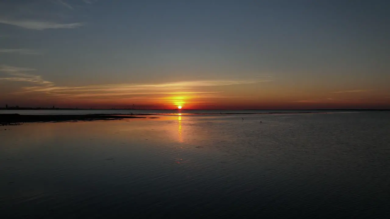 Deuces Bay Sunset near Corpus Christi Texas