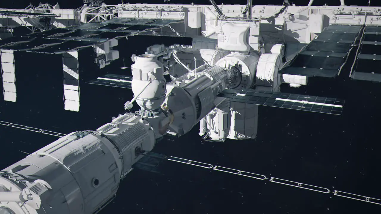 Establishing Shot of the International Space Station