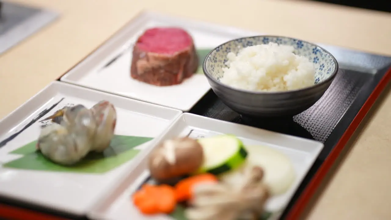 Preparation of the food for cooking