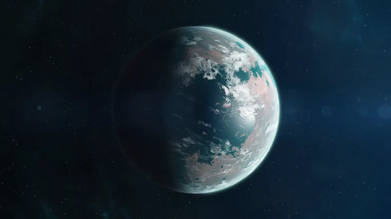 Exoplanet Establishing Shot Alien World