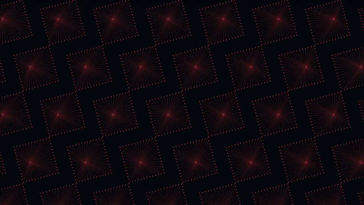 Dynamic red and black square grid pattern modern geometric design