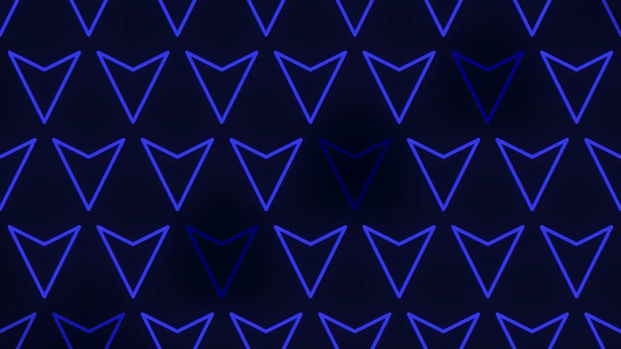 Modern blue zigzag pattern of triangles