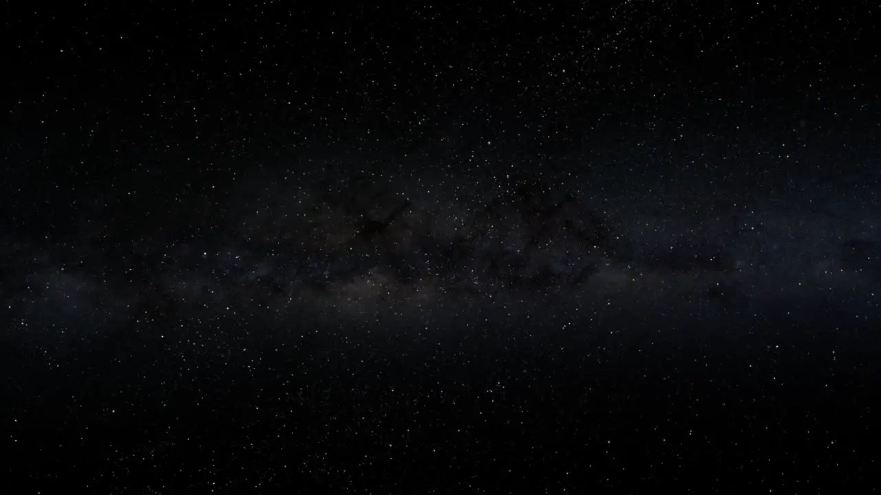 Twinkling Stars with Milky Way Background for VFX Compositing