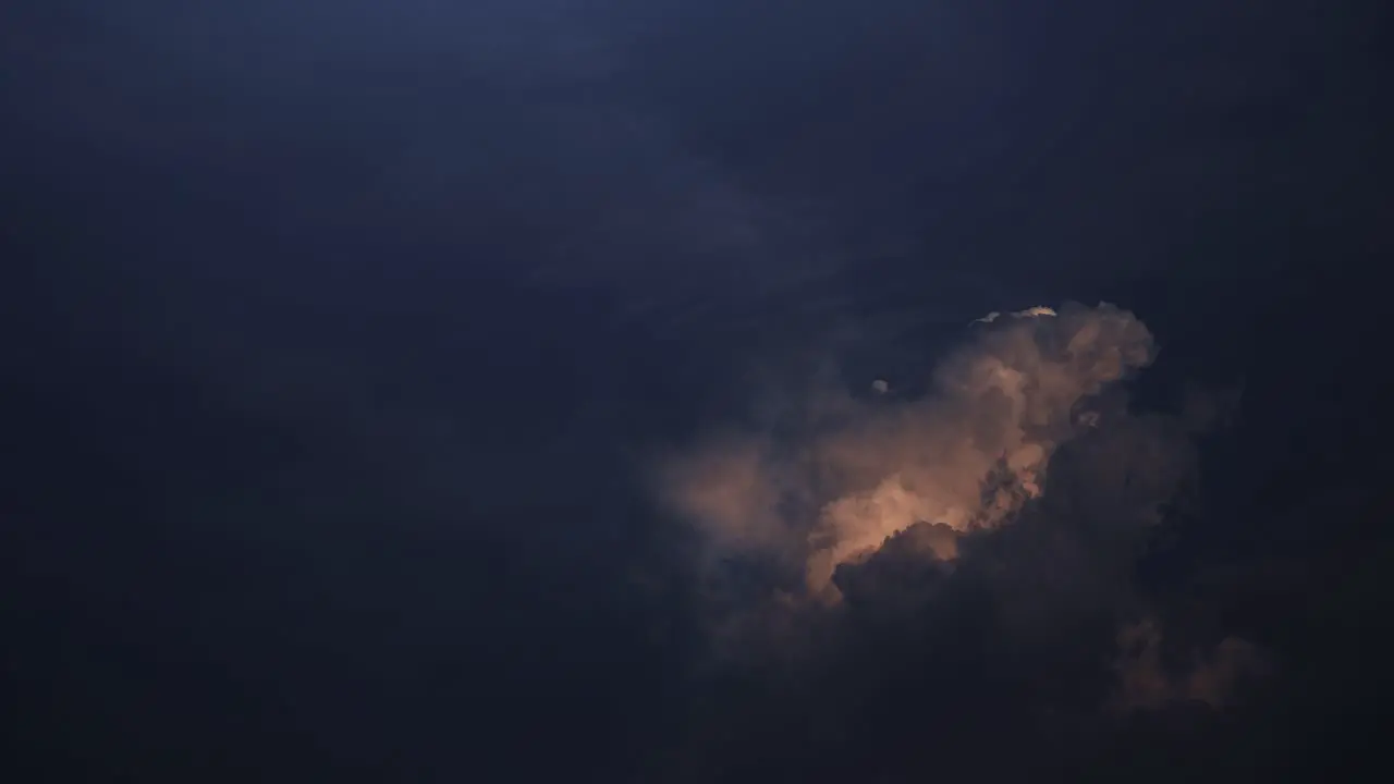 4K Thunderstorm with lightning bolts