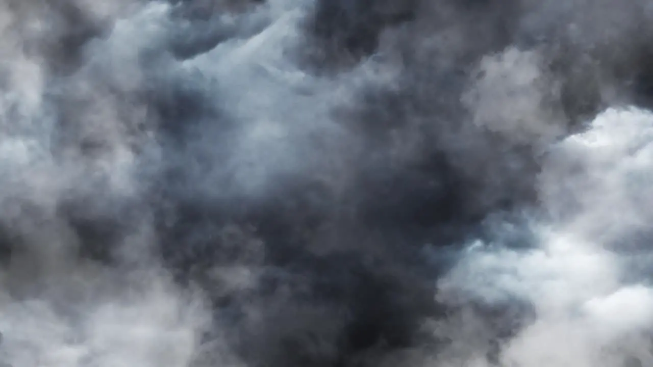 the movement of dark clouds and thunderstorms in the sky cumulonimbus clouds