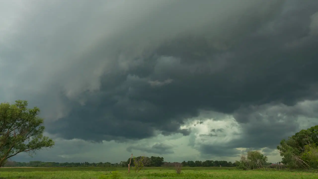 A complex of severe storms moves through southern Wisconsin with wind and heavy rain