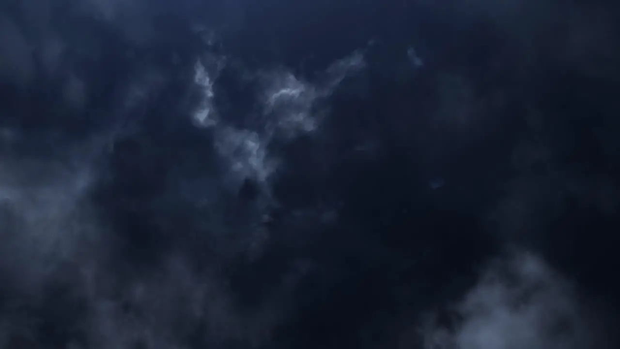 4k timelapse thunderstorm inside dark cumulonimbus clouds