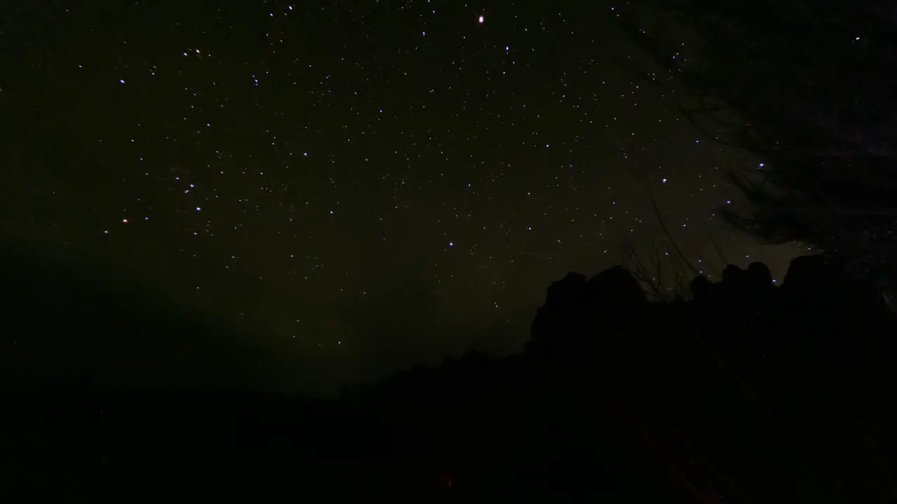 Dusk to dawn Milky Way time lapse as the clouds dissipate and reveal the core in Utah's Cainsville Desert near Hanksville