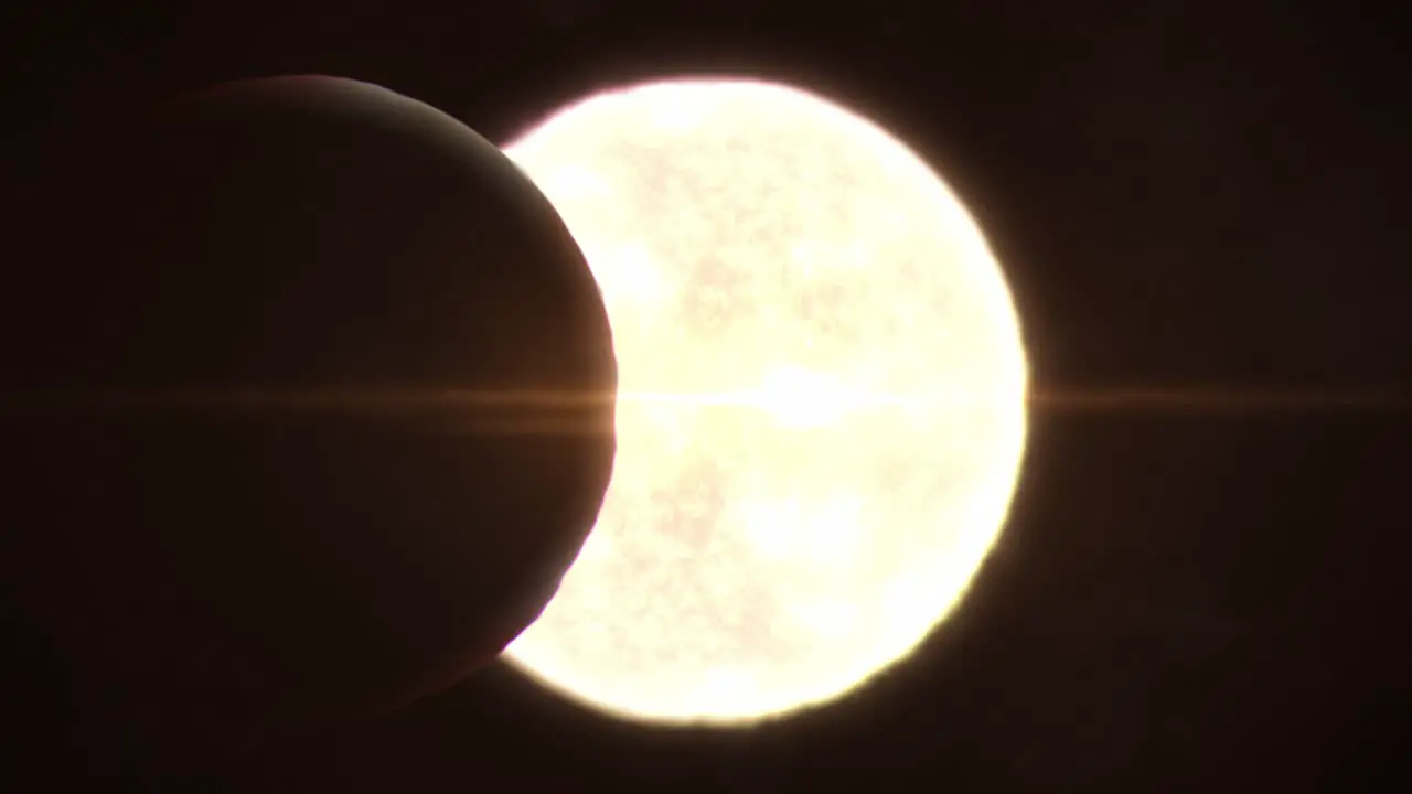 Approaching Totality of a Total Solar Eclipse with Heat Distortions