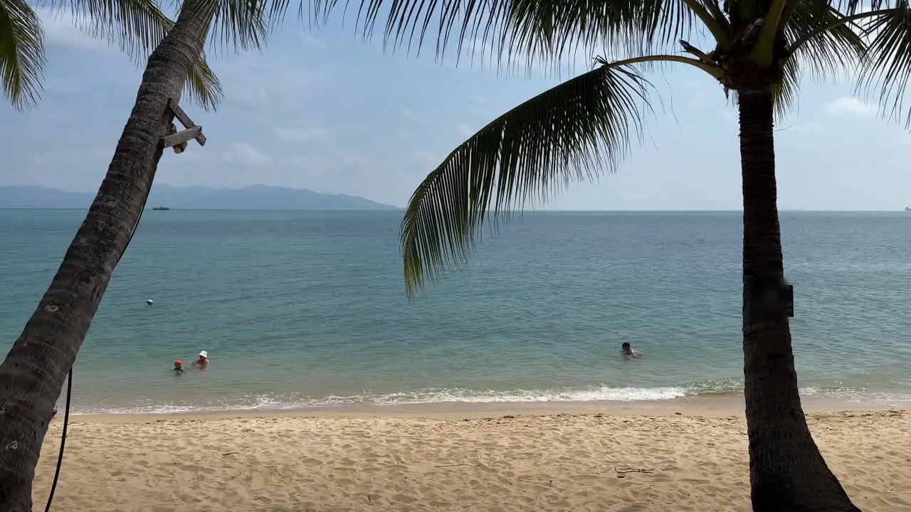 Stunning Postcard Shot of Maenam Beach in Koh Samui Thailand