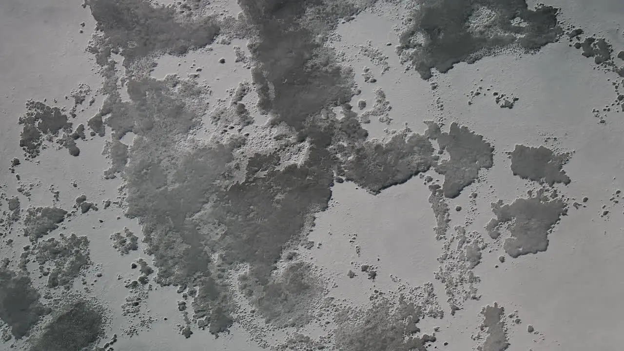 Moon's Surface Up-close Aerial